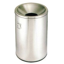 홉바휴지통 137리터 공원휴지통 원형 실외용쓰레기통, 단품