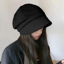 스웨이드 넓은챙 베레모 세무 보넷 모자 헌팅캡 소두 빅사이즈 캡