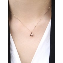 미미민 14k 18케이 심플 금 체인 데일리 20대 30대 40대 여자 결혼기념일 명품 생일선물 추천 댄싱스톤 볼륨 하트 금목걸이 리버트