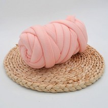 자이언트얀 겨울 벨벳 얀 밍크 망고 털 뜨개 실 왕모찌실 가방뜨기 직경2cm, 단일사이즈, 2센티 굵은 살 핑크 250g