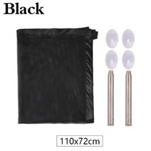 강아지 펜스 울타리 출입문 안전문 대문 휀스 개집만들기 고양이 방충망 펫도어 개 게이트, 72x180cm, 검은 색