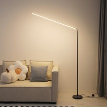 led 장스탠드 플로어 스탠드 무드등 대, 흰색, 20w