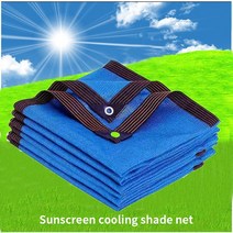 차수막 장마 자동차 비 블랙 HDPE 차양 메쉬 UV 차단 전망대 캐노피 야외 퍼골라 그늘 농업 온실 텐트, [02] blue, [03] 2x4m