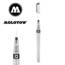 얇은 수채화 펜 워터브러쉬 붓펜 쉬운 간편 수채용구 부드러운 2mm