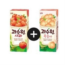 남양유업 과수원 190mlx48팩(2box) 사과 청포도 복숭아 오렌지 혼합가능, 1세트, 190ml