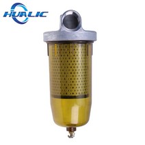 HUALIC B10AL 3307454S 연료 필터 어셈블리 연료 물 분리기 디젤 오일 저장 탱크 보울 PF10 요소 교체, 육군 녹색
