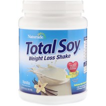 내츄레이드 토탈 소이 체중감소 쉐이크 Naturade Total Soy Weight Loss Shake 바닐라 1.2 lbs (540 g), 540g, 1개