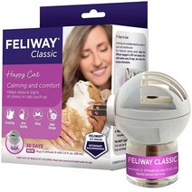 미국직배송 Feliway 클래식캣 고양이용 카밍 디퓨저 키트 30일 스타터, 48 ml