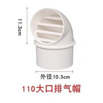 환풍기 덕트그릴 루바 환기구 갤러리 공기창 새로운 pvc 배기 라운드 천장 에어 벤트, 1-110mm