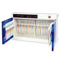 리빙플랜 칫솔살균기 KD8500 칫솔48P 벽걸이형 강화유리문 살균+건조