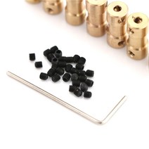 철근커플러 각종커플러 에어공구 수공구8가지 크기의 황동 플렉시블 모터 샤프트 커플링 커플러 변속기 커, 05 2mm-3mm A5