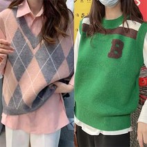 새로본 비648~1742J 여성조끼 여자니트 베스트 봄가을겨울 미시 캐주얼