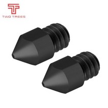 3D 프린터부품 프린터 부품 MK7 MK8 스틸 몰드 슈퍼 하드 노즐 m6 나사산 부식 방지 175mm Ender 3 CR10 PRO 용, 0.3mm+2pcs