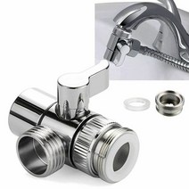 1pcs 3-Way Diverter Valve Water Tap Connector Faucet Adapter Kitchen Sink Splitter For Toilet Bidet