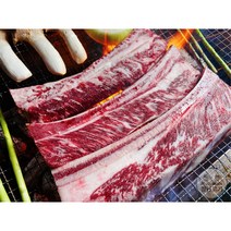 청년고기 미국산 통 우대갈비 la갈비 1kg 소 꽃갈비 캠핑 소고기 바베큐 비프립 홈캉스, 통우대 꽃갈비 900~1kg