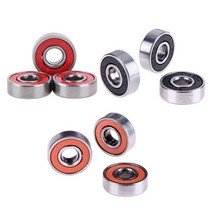 볼 베어링 유니트 회전 10pcs 608 rs abec-9 abec-7 8x22x7mm 깊은 홈 스틸 밀봉 608rs 608-rs 608rs 뜨거운 새 28, abec-9 블랙