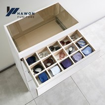 하원가구 덴버 드레스룸 750 아일랜드 서랍장, 화이트