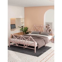 북유럽풍 더블침대프레임 매트리스 틀 프레임 원룸, F