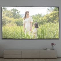 영화 드라마 TV 빔프로젝트 스크린 16:9 식당 축구 영상 안방 가게