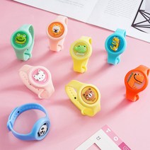 유아 어린이 모기 기피 LED 썸머 밴드 퇴치 방지 팔찌 키즈 성인 캠핑 피크닉, F곰