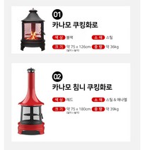 카나모 쿠킹 화로 불멍 화로대 야외 난로 장작 바베큐 그릴 캠핑 화덕 펜션 정원, 01-1 카나모 쿠킹화로 방수커버