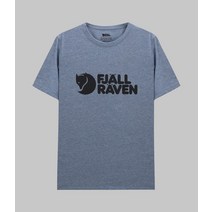 [국내정식매장] 피엘라벤 남성반팔티 FJALLRAVEN 남성 로고 티셔츠 엉클 블루/멜란지 (87310/520-999) (FJALLRAVEN LOGO T-SHIRT M UNCLE