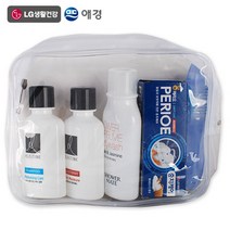 LG생활건강 세면도구세트-5종(C타입) 여행용세트 칫솔치약세트 목욕용품 휴대용샤워용품, 1개