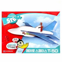 에어로 스페이스 T-50 모형조립 전투기 과학 실험 교구