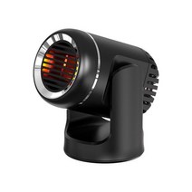 12v 자동차 히터 가열 앞 유리 안개 제거 성에 360 회전 냉각 휴대용 건조기, [01] Black