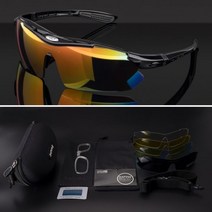 새로운 스타일 UV400 자전거 선글라스 산악 남성 편광 여성 스포츠 고글 안경 MTB 로드 사이클링, KE9311-01-5lens, 12 KE9311-01-5lens