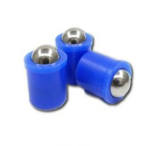 m3-m10 볼 플런저 스프링 플런저 칼라와 볼이 있는 스텝 스무스 모델 스테인리스 스틸 황동 플라스틱 pom, d4-l5