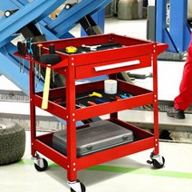 이동식공구대 이동공구함 3단공구함 서랍형 공구통 이동형 정비