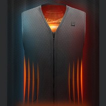 KC인증 전자파 걱정없는 남성 여성 야외 낚시 등산 캠핑 겨울 USB 열선 보온 온열 발열 조끼
