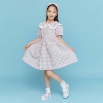이랜드 [로엠걸즈]요루지 반팔 체크 원피스 RGOW2245P_울산점_