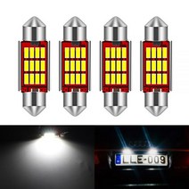 Canbus LED 페스툰 자동차 번호판 전구 아우디 A3 8P 8L A4 B5 B6 A6 C5 C6 A8 D2 TT Q3 Q5 Q7 S4 S2 36mm 6418 C5W 4/10P, 36MM WHITE_10PCS LED