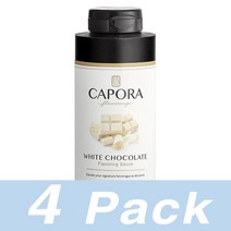 Capora 화이트 초콜릿 소스 시럽 354Ml 4개