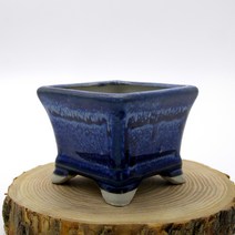 제이팟다육 사각 칼라 수제화분 다육이화분, 파랑