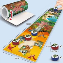 컬링 보드게임 테이블 게임 120x30cm 실내 레저 부모-자녀 매트 인터랙티브 볼링 볼 축구공 장난감, Style D