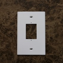 코콤 초인종 현관카메라 브라켓, 흰색, 초인종보강판_흰색