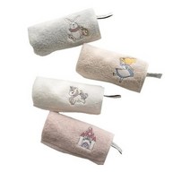 데코뷰 앨리스 자수 핸드타올 4종 세트, 베이지 + 그레이 + 화이트 + 핑크, 2세트