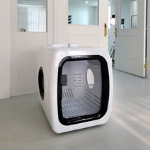 펫스타일러 드라이룸 강아지 반려견 애견 고양이 수소수 에어샤워 살균 세정 근적외선 건조기, 블랙펄
