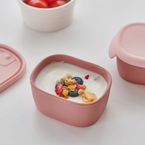 [천삼백케이] [퍼기] 이중밀폐 이유식 보관용기 2P, 선택1:토프 브라운 / 선택2:토프 브라운