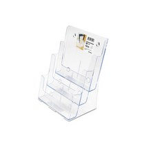아크릴 팜플렛 꽂이 리플렛 거치대 A4 A5 A6 1단 2단 3단 4단, 03. A4 카탈로그 꽂이(3단) 4579