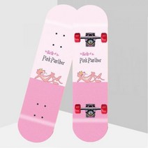 롱보드 스케이트보드 초보자 초심자 입문 스케이트보드, 핑크 팬더