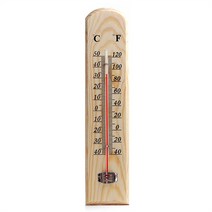 아날로그 온도계 습도계 벽걸이 온습도계 원목 야외용, 상세 참조