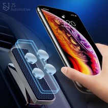 JS automotive 투싼X 뉴투싼IX 슬림 회전 마그네틱 강력 핸드폰거치대 시야방해없는 스마트폰 홀더 악세사리 용품, 다크그레이 1P