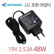 노트킹 LG 모니터 24MK430H 24MN33D 19V 1.7A 32W 40W 45W 호환 일체형 아답터, NK4519L6