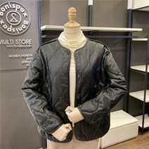 보니스팍스 NC02 인조가죽 퀼팅 패딩 점퍼 B12PH020