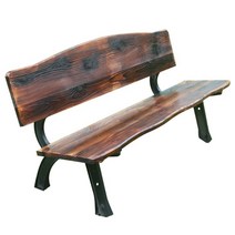 의자 나무 야외 벤치 테라스 정류장 전원 조립식 정원 공원 단단한 방부제, G