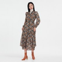[랩] [made by LAP] 꽃프린트 롱 원피스 AN3WO862